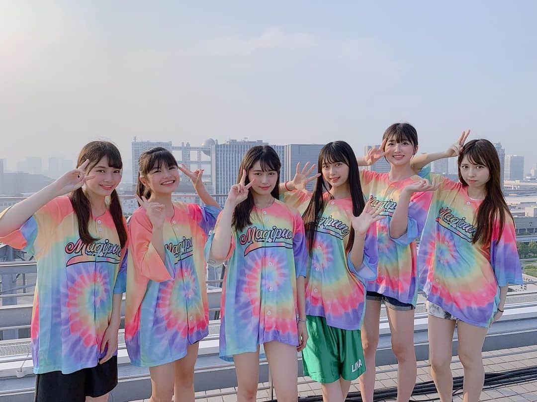 のインスタグラム：「#TIF #TIF2019 #フェス #アイドル #夏 #タイダイ #タイダイ染め #フォローミー💕 #マジパン #マジカルパンチライン」