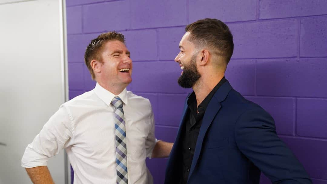 ファーガル・デヴィットさんのインスタグラム写真 - (ファーガル・デヴィットInstagram)「2 Bray Boys. James O’Connor and Ferg aka Finn Bálor @mls @wwe  Wolfe tone youth club」8月1日 14時55分 - finnbalor