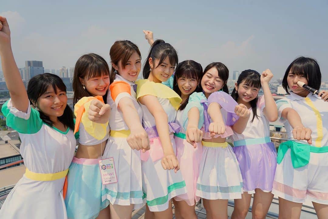 アップアップガールズ (仮)のインスタグラム：「飛びっきりの夏にするぞ〜！ #アプガ2 #アプガ2のアオハル  #アプガ2のTIF #TIF2019 #TIF」