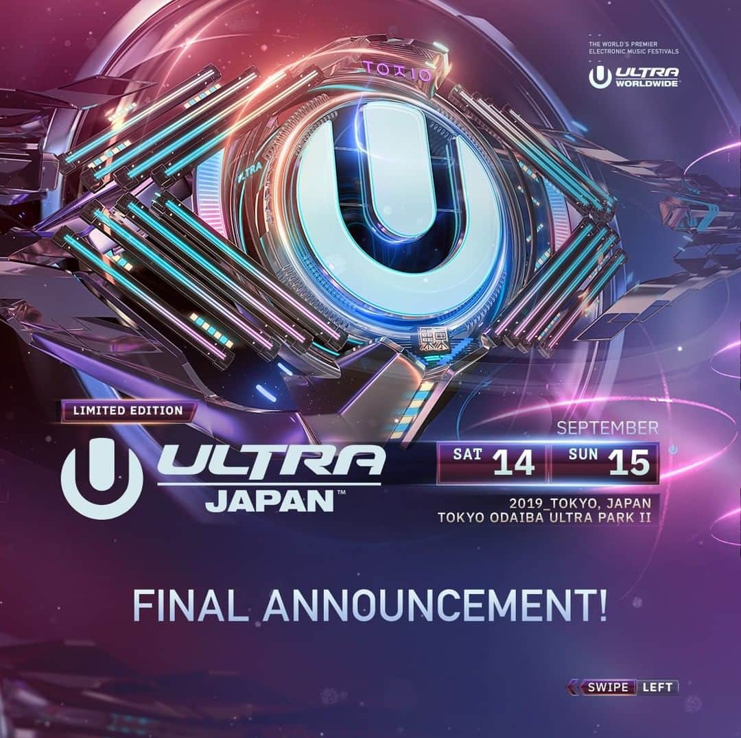 Ultra Japanさんのインスタグラム写真 - (Ultra JapanInstagram)「The Final Lineup for the 2019 Limited Edition of Ultra Japan has landed! . ULTRA JAPAN 2019 日割り/FULL LINEUPの発表🙌💥 2020へ向け熱を上げていく東京のド真ん中で、最高の2DAYSを創りましょう❗ . ⚡️ #UltraJapan アドバンスチケット絶賛発売中!! >> @UltraJapan プロフィールリンク . . HEADLINERS: @afrojack The Return of @dashberlin @djsnake @wearegalantis @pendulum TRINITY @steveaoki . SUPPORT: @infectedmushroom (DJ Set) @kayzomusic @netskyofficial @snailmusic . and more… . Tickets are on sale now >> @UltraJapan Link in Profile」8月1日 16時00分 - ultrajapan