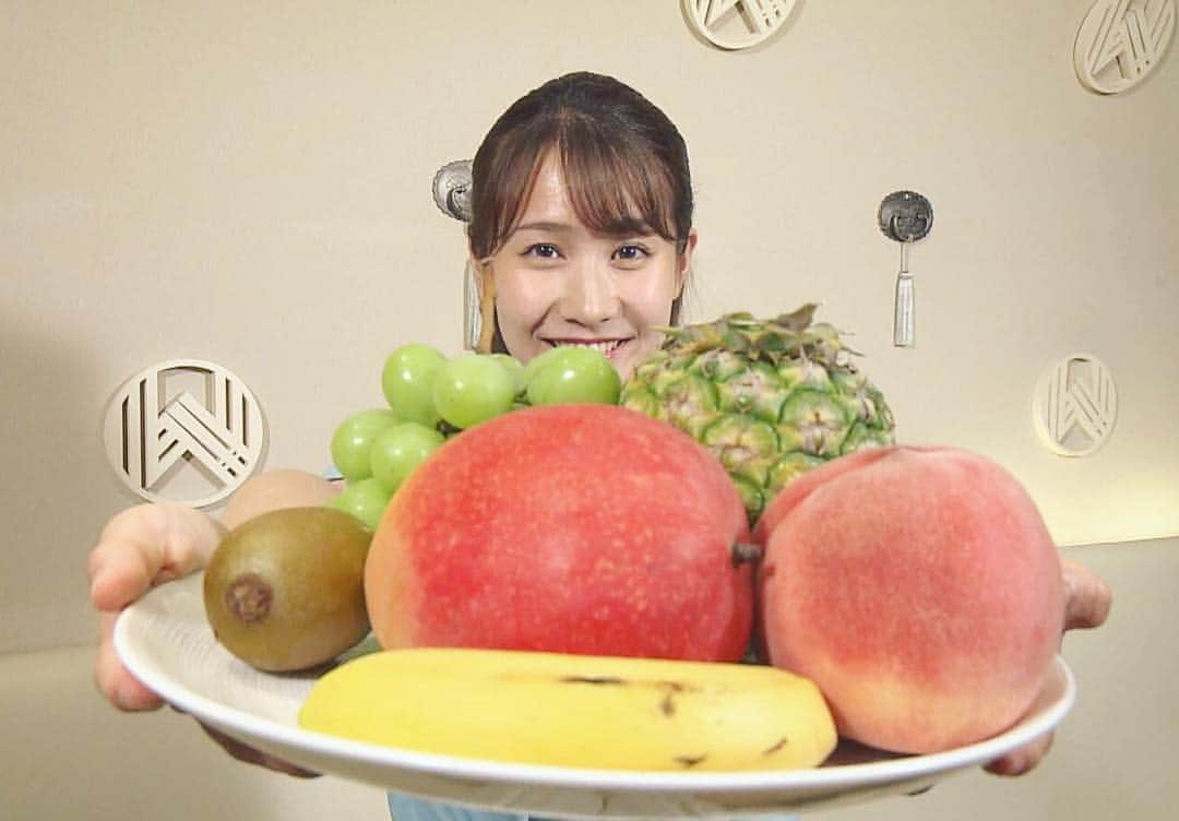 島津咲苗さんのインスタグラム写真 - (島津咲苗Instagram)「どどーん！ 明日のコレクルはこーんな感じです😌大好きなフルーツに、いつも以上にテンション上がっています(笑)(笑)」8月1日 16時40分 - sanae_shimazu