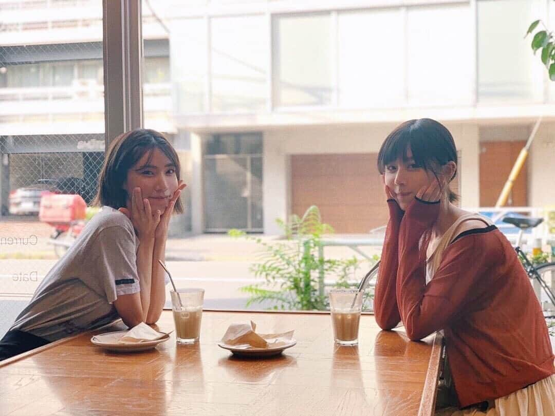 有村藍里さんのインスタグラム写真 - (有村藍里Instagram)「@thecoffeeshop_jp ☕️ ミルクコーヒーをいただきました。 美味しかったです。 ブラックコーヒーも飲んでみたい。」8月1日 16時48分 - arimuraairi