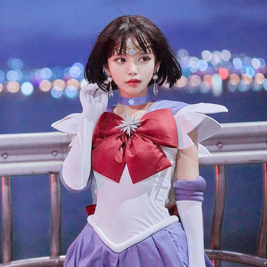 HAIMさんのインスタグラム写真 - (HAIMInstagram)「💜 #sailormoonsaturn #sailormoon #saturn #cosplay」8月1日 17時26分 - haim__s