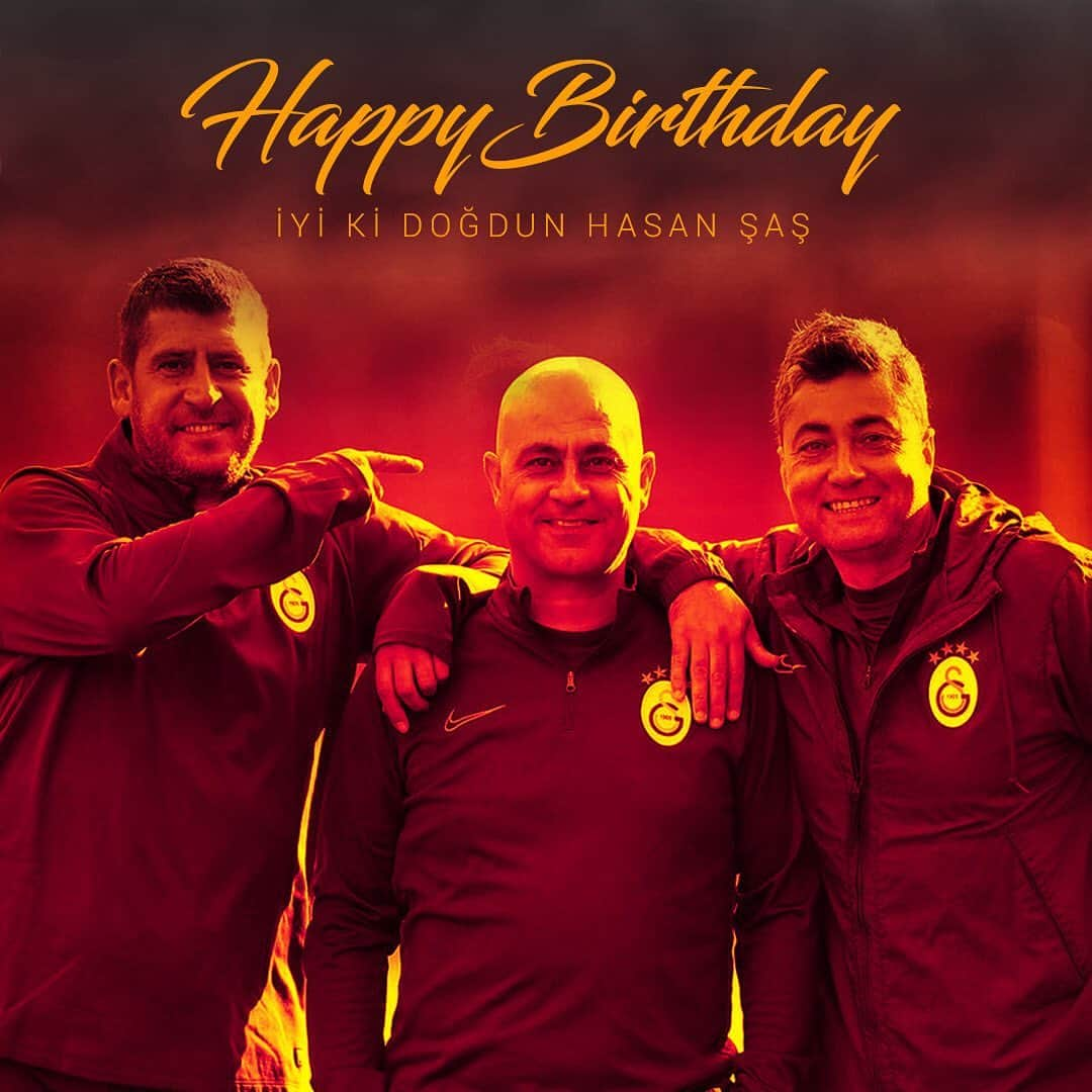 ガラタサライSKさんのインスタグラム写真 - (ガラタサライSKInstagram)「İyi ki doğdun Hasan Hoca! 🎂  @hasansas11」8月1日 17時40分 - galatasaray