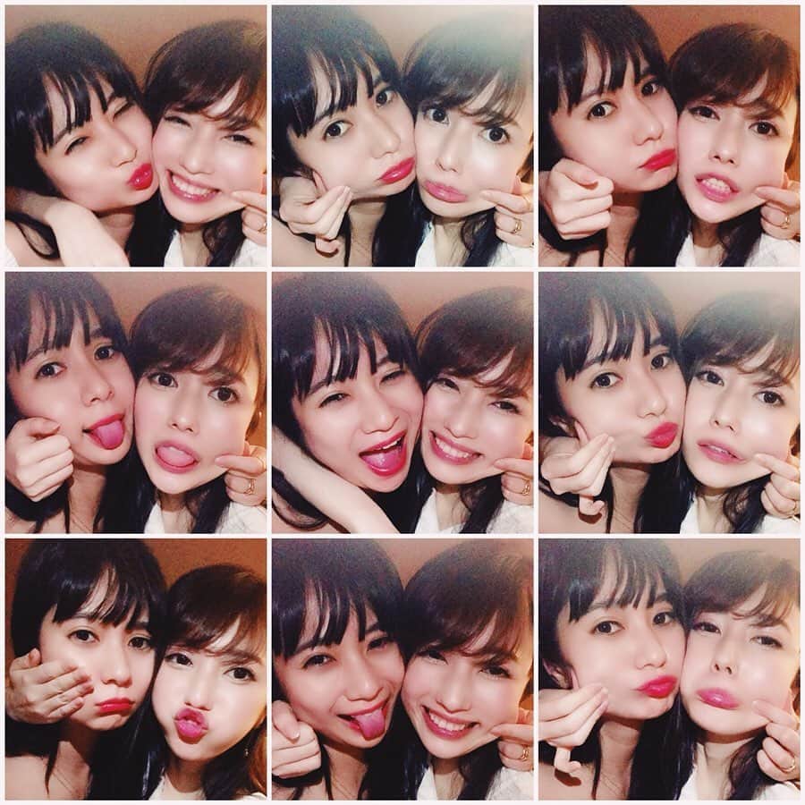 佐倉知里のインスタグラム：「. 相棒♡友規奈のカウントダウン🎂🎀 . 彼女がロスに行ってもう早3年。今年は一時帰国しててお誕生日になる瞬間お祝い出来た🥺💓嬉しい🙈💕 日本に居る時はお互い幹事してたもんなぁ♡ . なっちゃんもサプライズ登場してくれて💛新しい1年の始まりを祝祭(⑉• •⑉)🥂 . もう出逢って20年🤣...え！！びっくり(｡･ω･｡)愛としか言えない。そして沢山沢山ありがとう💓これから先もおばあちゃんになっても明るく笑顔でハッピーな2人でいようね🥰 . . . #happybirthdaymylove  #中高一緒の安定感 #bff#相棒#親友 . 最後の写真はずっと手を繋いでたらしくなっちゃんが撮ってくれた💓 . #partnerincrime」