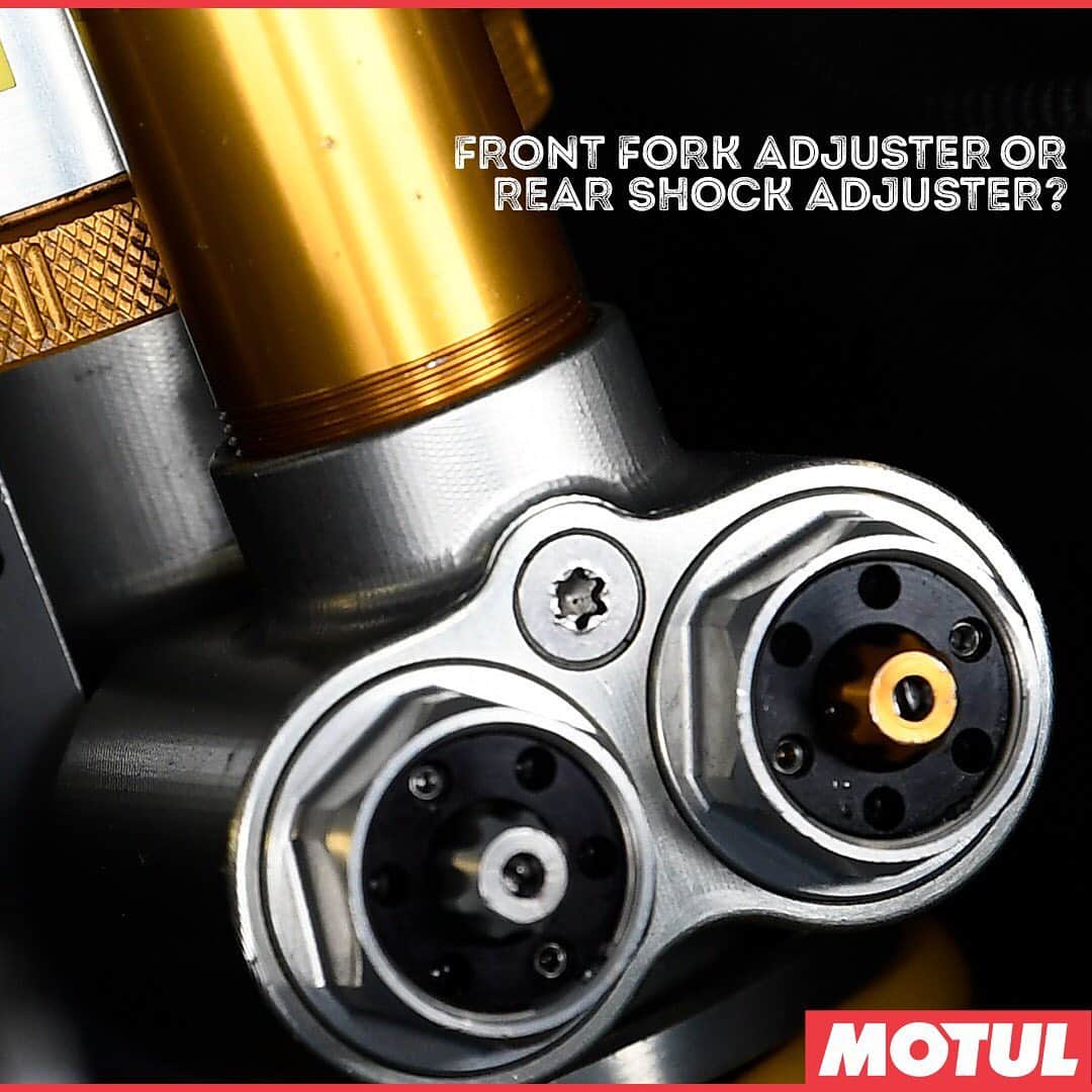 MotoGPさんのインスタグラム写真 - (MotoGPInstagram)「Front fork adjuster or rear ...