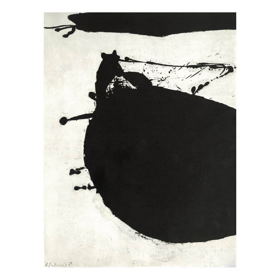 ユリウスさんのインスタグラム写真 - (ユリウスInstagram)「The Black Sun, 1959; #robertmotherwell」8月1日 19時03分 - _julius7official