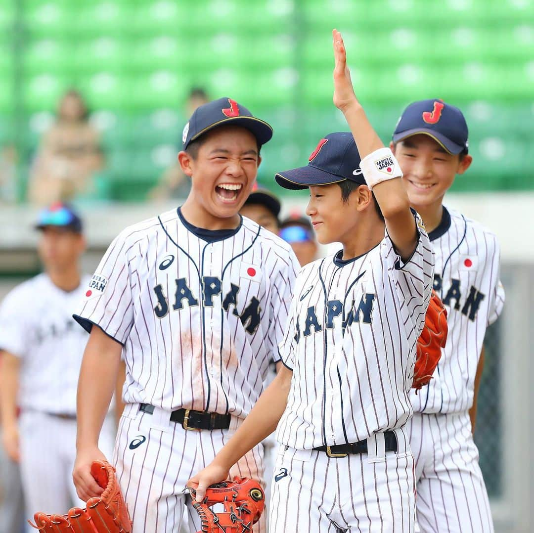 侍ジャパンさんのインスタグラム写真 - (侍ジャパンInstagram)「⠀ 第5回 WBSC U-12 ワールドカップ スーパーラウンド 第1戦 日本 4 - 1 ベネズエラ  小技も絡めてベネズエラに逆転勝ち✨ 初優勝に向けてスーパーラウンド白星発進👍  #侍ジャパン #U12代表 #ワールドカップ #仁志敏久 #青木朔真 #桑元信祐 #高畑知季 #片岡大瑠 #川越昂太郎 #坂本慎太郎 #林京乃佑」8月1日 19時23分 - samuraijapan_official