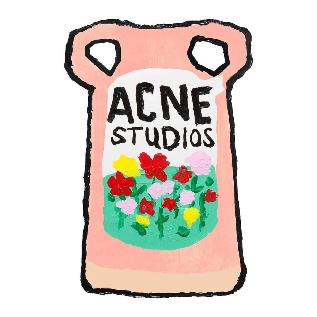Acne Studiosさんのインスタグラム写真 - (Acne StudiosInstagram)「Introducing the #AcneStudios collaboration with artist Grant Levy-Lucero. His ceramics have been converted into two-dimensional patches and prints found on a range of garments and accessories in the Women’s Fall/Winter 2019 collection.⁣ ⁣ Discover more in stores and online at acnestudios.com.」8月1日 20時40分 - acnestudios