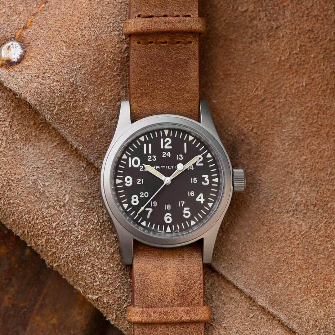 Hamilton Watchさんのインスタグラム写真 - (Hamilton WatchInstagram)「Inspired by the military, made for the great outdoors. This is the new Khaki Field Mechanical #hamiltonwatch」8月1日 21時00分 - hamiltonwatch