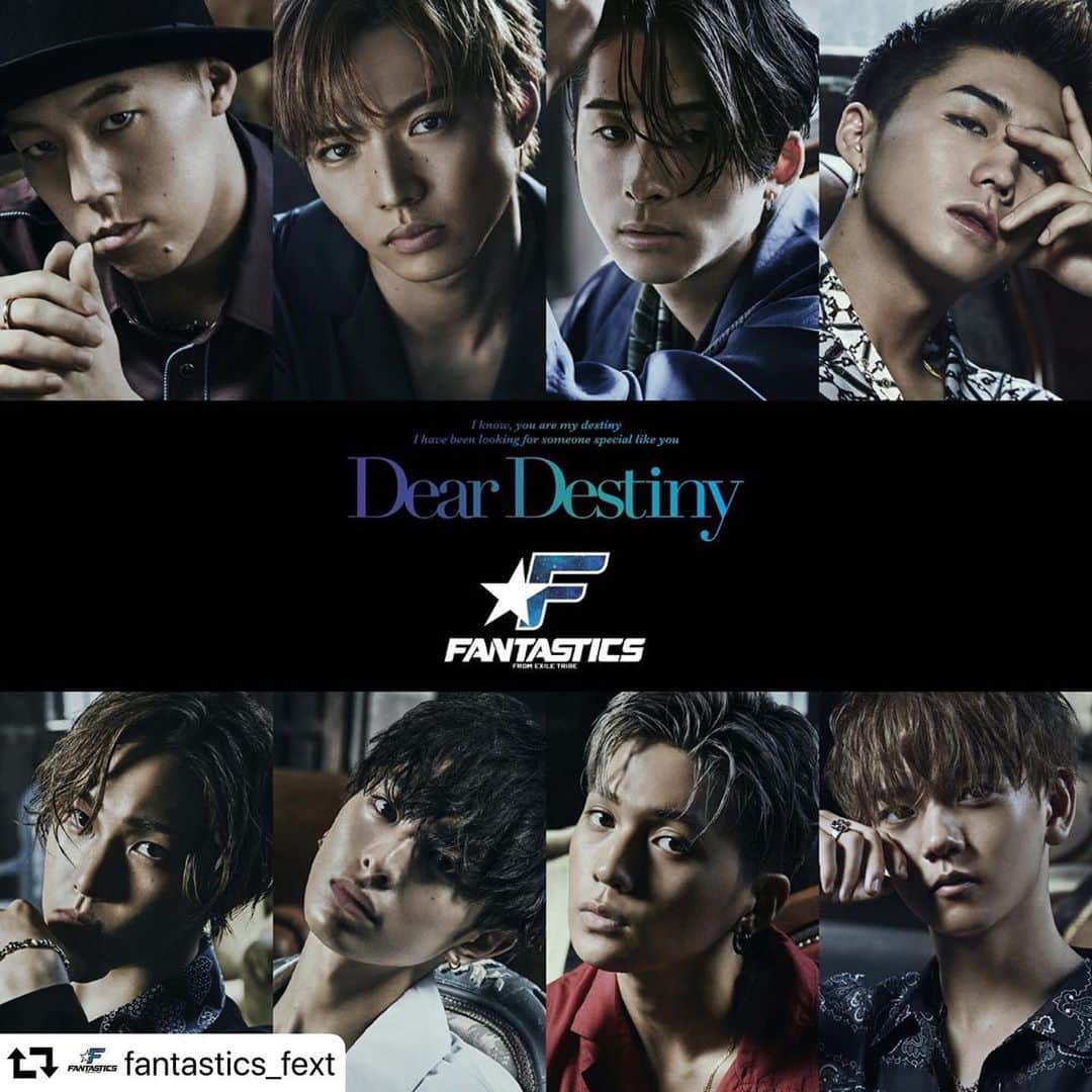 TOMO のインスタグラム：「@fantastics_fext の3rd Single 『Dear Destiny』のMVの助監督を担当しましたー！素敵なMVになってます！#works #fantastics  #repost @fantastics_fext ・・・ . 8/21 Release!! 3rd Single‼︎ 『Dear Destiny』 CD jacket  #FANTASTICS #DearDestiny #8月21日 CD jacket  #FANTASTICS #DearDestiny #8月21日」