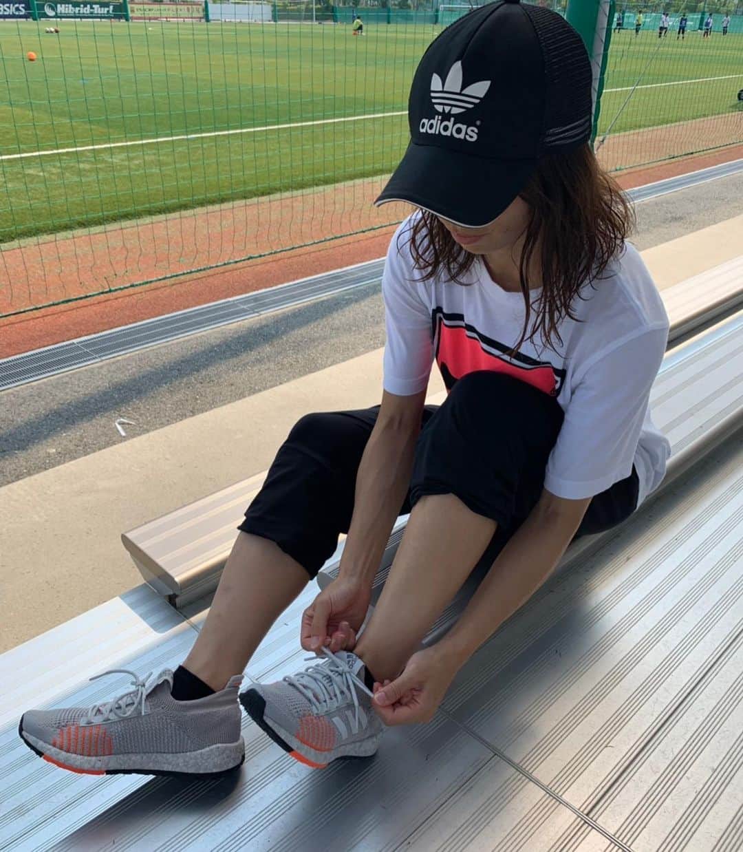 鮫島彩さんのインスタグラム写真 鮫島彩instagram 新しい Pulseboost Hdを履いて ランニングトレーニング 安定感抜群 反発力も さすがboostです 是非試してみてください Pulseboost Createdwithadidas Adidastokyo 8月1日 21時14分 Aya Sameshima