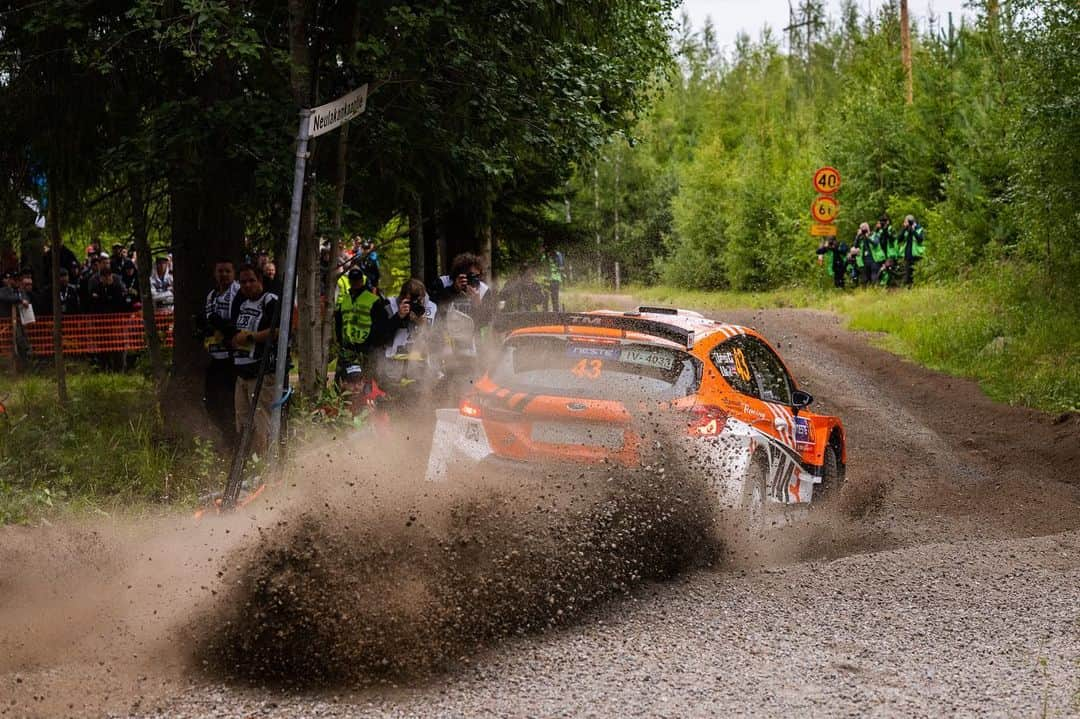 勝田貴元さんのインスタグラム写真 - (勝田貴元Instagram)「‪Shakedown done.‬ ‪Will be tight competition in Finland.‬ ‪We’ll try to develop this car with @MM_Motorsport during weekend!‬ We’ll make better 👊 📸 @timoanisphotography ‪シェイクダウン終えました。‬ ‪正直シェイクダウンの状況を見るとなかなか厳しそうですが、エリックもいるので、新型フィエスタの情報をシェアしながら、週末を通して多くを改善できるよう頑張ります！‬ 出来る事はやり尽くしたいと思います！ 諦めませんよ💪 @officialwrc @rallyfinland @mm.motorsport @takamotokatsuta @danbarritt」8月1日 21時29分 - takamotokatsuta