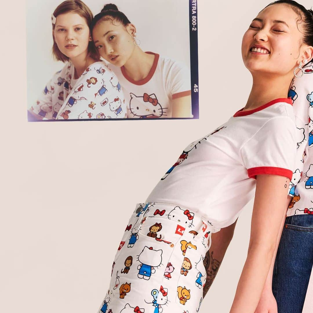 Levi’sさんのインスタグラム写真 - (Levi’sInstagram)「You can never have too many friends. Levi's® x @hellokitty. . Hello Kitty and crew are here for a limited time. Shop the collection at the link in bio.」8月2日 8時27分 - levis