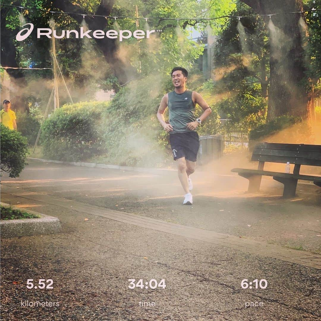 柴田聡さんのインスタグラム写真 - (柴田聡Instagram)「FreeRunnersスピンオフRUN♪ #吉澤会 #汗びしょラン #半蔵門 #千鳥ヶ淵公園 #オアシス #ミスト #きもちよか  #ハシリマスタグラム」8月1日 23時59分 - satorushiba