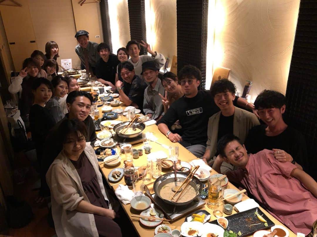 谷正人のインスタグラム：「最近、みんなとの懇親会画像をあげてなかったですね。福岡地区、香港に負けんなよ！ #fukuoka」