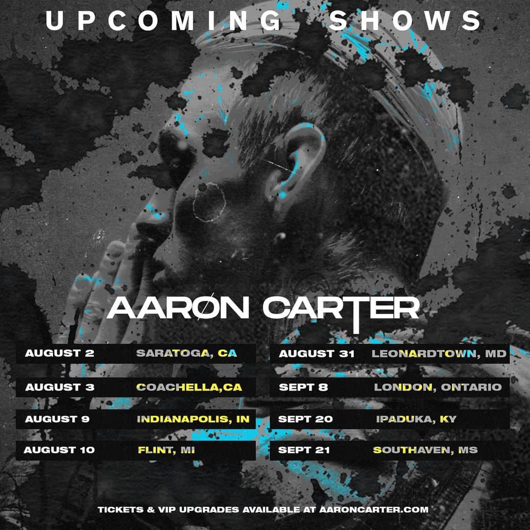 アーロン・カーターさんのインスタグラム写真 - (アーロン・カーターInstagram)「Only a few dates left for my #SummerTour 🎶 Where am I seeing ya?! Tickets/VIP available now at AaronCarter.com」8月2日 1時13分 - aaroncarter