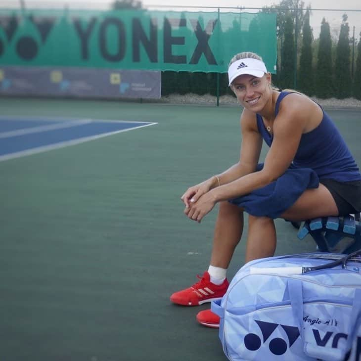 アンジェリーク・ケルバーさんのインスタグラム写真 - (アンジェリーク・ケルバーInstagram)「Done training at home, a new trip begins tomorrow 🔜 @rogerscup 🇨🇦 #TeamAngie」8月2日 2時12分 - angie.kerber