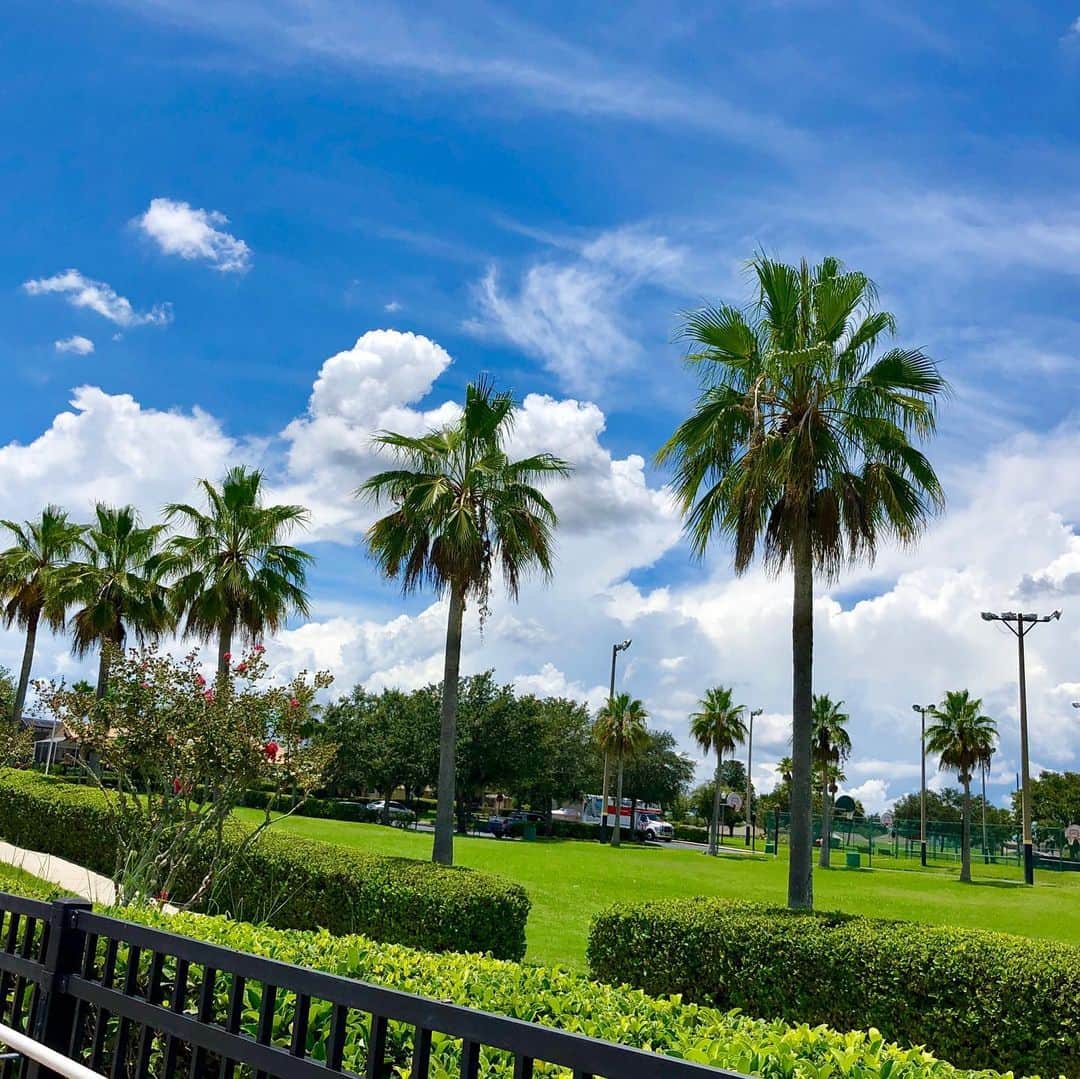 フロリダさえさなさんのインスタグラム写真 - (フロリダさえさなInstagram)「日本も暑かったけど、Florida の太陽もヤバイ☀️🌴✨」8月2日 3時55分 - saesanafamily