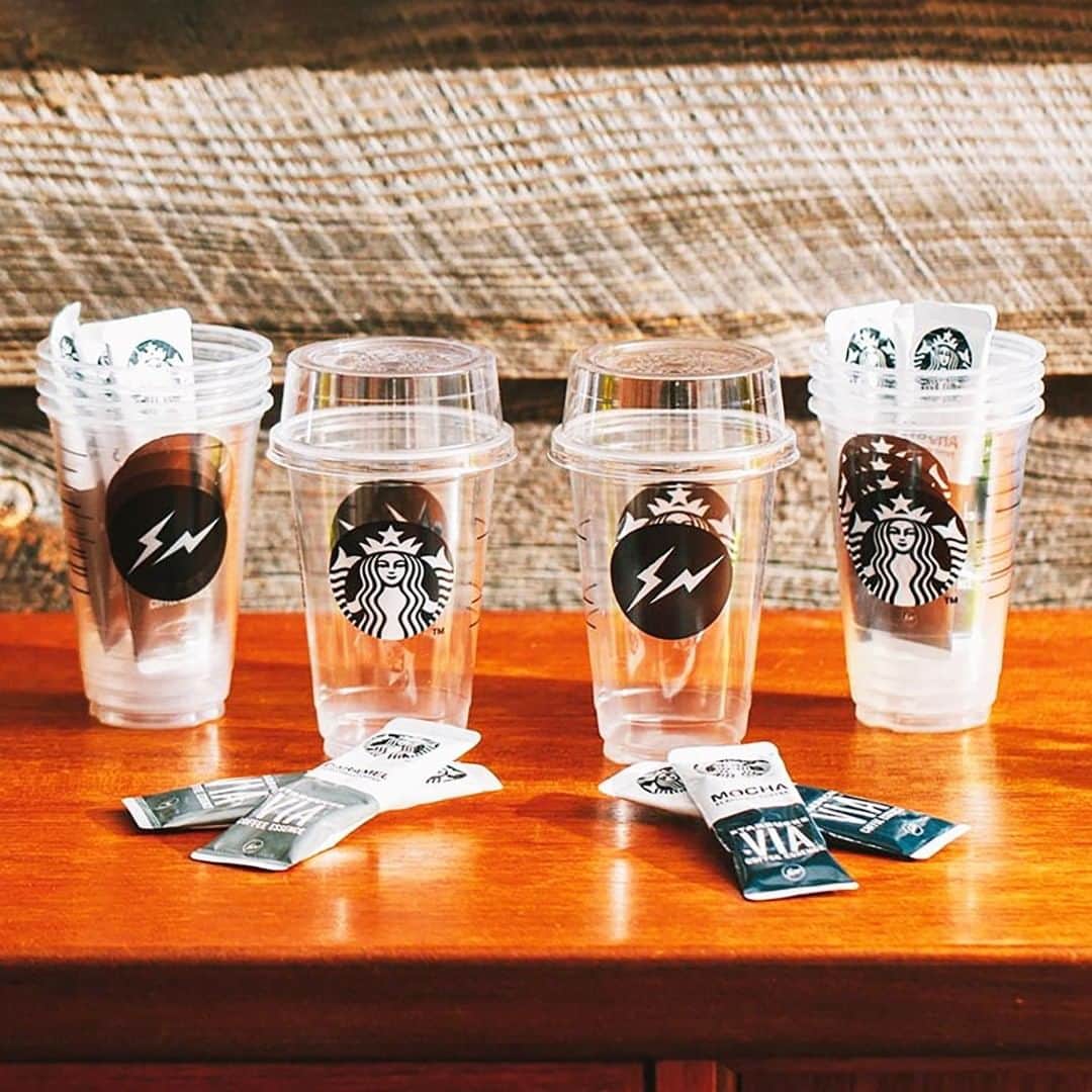 HYPEBEASTさんのインスタグラム写真 - (HYPEBEASTInstagram)「#HypeAF: @fujiwarahiroshi's fragment design and @starbucks Japan reunite for new collaboration centered around Starbucks’ instant coffee product, VIA, accompanied by a set of cups. The project is set to release at Starbucks Japan outposts on August 7 in limited quantities for ¥1,300 JPY apiece (approximately $12 USD).⁠ Photo: @starbucks」8月2日 4時30分 - hypebeast