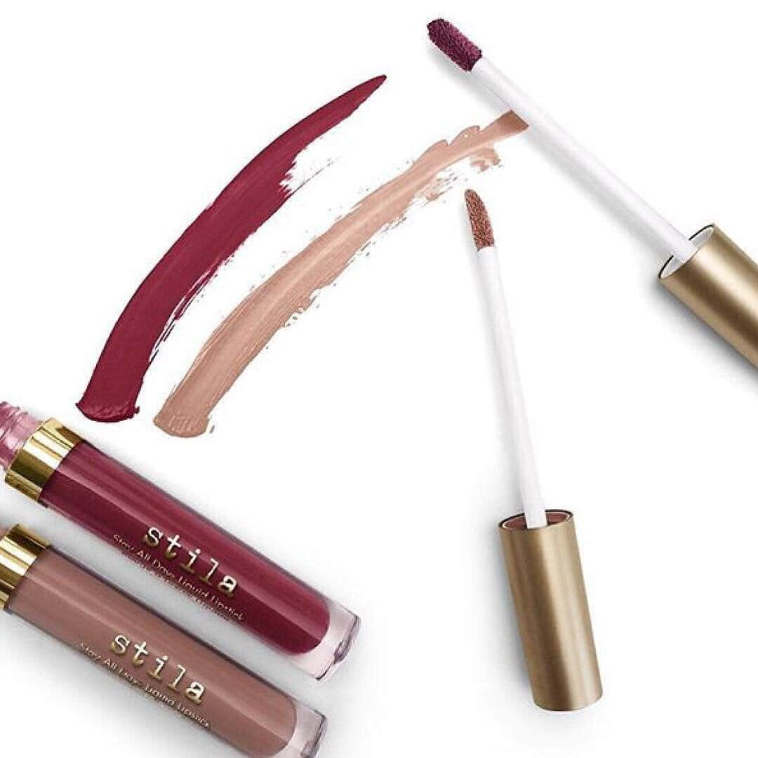 Stila Cosmeticsさんのインスタグラム写真 - (Stila CosmeticsInstagram)「Our Stay All Day Liquid Lipstick is enriched with Vitamin E and Avocado Oil 🥑 for long-lasting color that DOESN’T compromise comfort! 😘💋 Shades: Bacca (Raspberry) and Caramello (Nude) Available @revolve @revolvebeauty #stilacosmetics #revolve #lipstick #kisskiss」8月2日 5時07分 - stilacosmetics