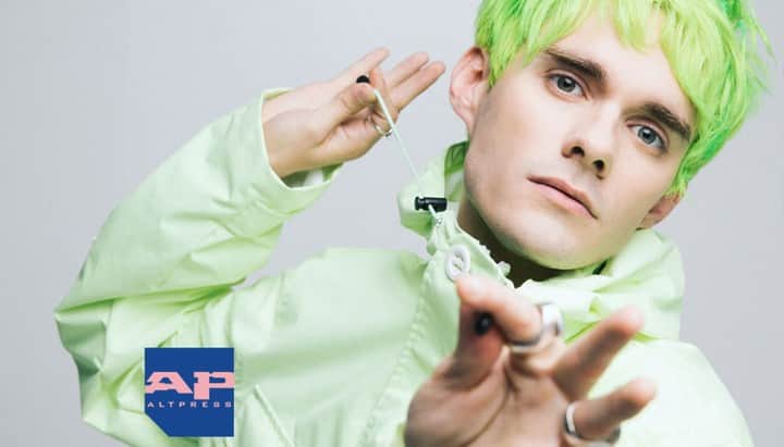 Alternative Pressさんのインスタグラム写真 - (Alternative PressInstagram)「It's not all rainbows and butterflies, and you'd be paranoid too if everyone was out to get you. @awstenknight is not just the frontman of @waterparks, the personality that you see on social media, or the green-haired goofball that leaks his band's music. In the latest issue of AltPress, Awsten sat down with us to tell us everything from where he recorded some of his earliest demos to some paranormal experiences he's had in an Airbnb while recording an album in LA. Snag all 3 collectible covers and discover some additional Easter eggs 😉⁠ ALTPRESS.COM/NEWISSUE⁠ or LINK IN BIO⁠ .⁠ Photographed by @ashleyosborn⁠ Styled by @joshmadden⁠ Hair/makeup by @littletattoos⁠ .⁠ ⁠ .⁠ #awstenknight #awsten #waterparks #parx #poppunk #poppunkmusic #youdbeparanoidtooifeveryonewasouttogetyou #hopelessrecords #alternativepress #altpress⁠」8月2日 5時40分 - altpress
