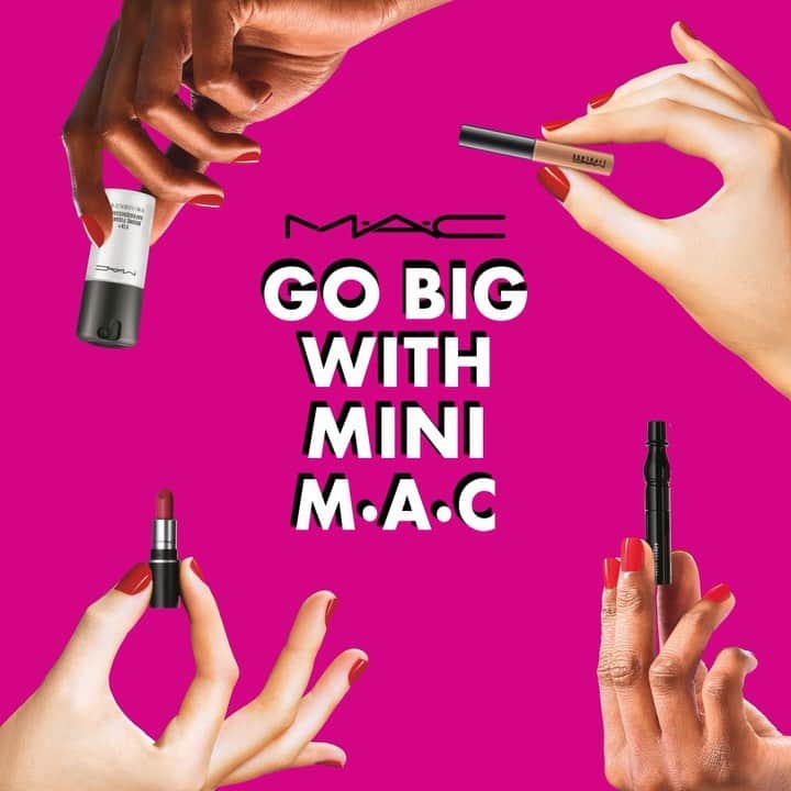 M∙A∙C Cosmetics Japanのインスタグラム：「⠀ 【大人気のミニマックシリーズ】 待望の全店舗展開が期間限定でスタート！ ⠀ 気づけば夏の旅行シーズンはすぐそこ。身軽に過ごせるコンパクトなミニマックシリーズで、パーフェクトな旅を✈️❤️ ⠀ *全国店舗8/9(金)発売 ⠀ ⠀ #ミニMAC #Minimac ⠀ ⠀ ⠀ ⠀ ⠀ #MACCosmeticsJapan #MACコスメ #MACCosmetics #MAC #コスメ #メイク #リップ #口紅 #リップスティック #リップメイク #MACリップ #リトルMAC #リトルマック #ミニマック #ミニサイズ #littlemac #トラベルサイズ #トラベルコスメ #旅 #旅行 #トラベル #旅コスメ」