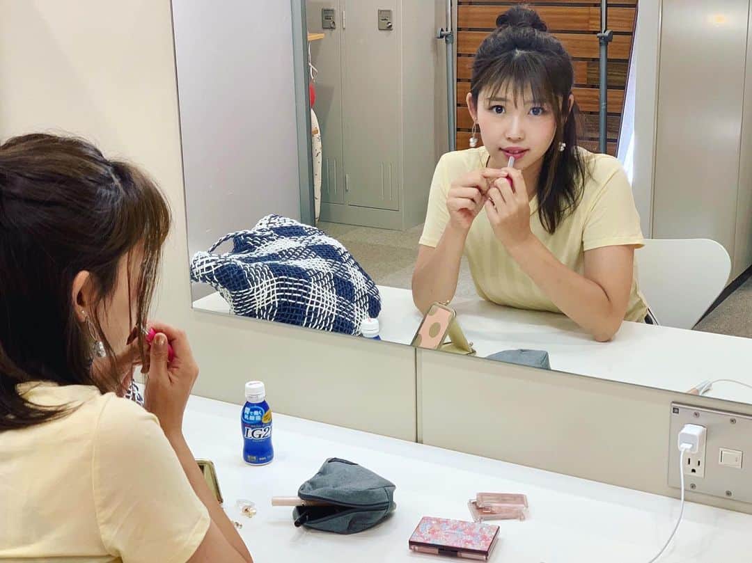 中村愛さんのインスタグラム写真 - (中村愛Instagram)「🥛♡ ・ ・ ・ 収録前はいつも楽屋で 胃に優しいヨーグルトを飲んでる中村しゃん(^^)！ 美味しくてあっという間に飲み終えてしまう。笑」8月2日 11時13分 - nakamuramura_ai