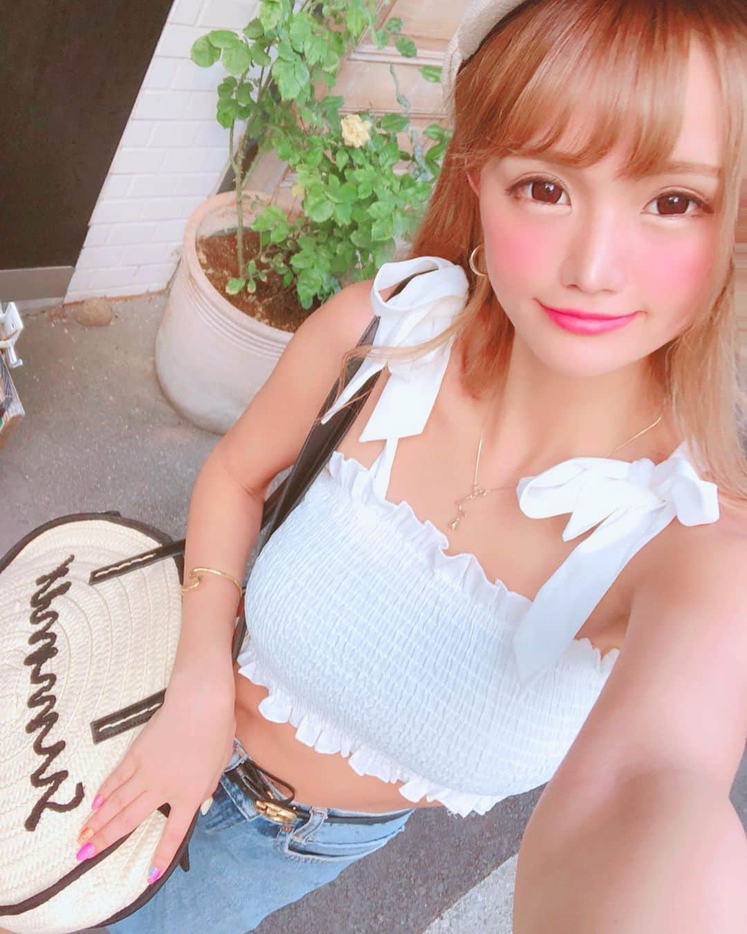 みもれもんさんのインスタグラム写真 - (みもれもんInstagram)「トップス ⇨ @pink.store037 ・ ・ ・ #fashion #ootd #セレクトショップ #outfit #summer #2019 #make #みもれもん」8月2日 12時11分 - mimore_mon0929