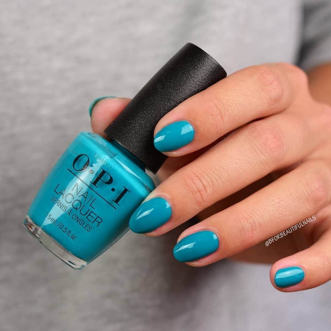 OPIさんのインスタグラム写真 - (OPIInstagram)「It’s #ThrowbackThursday! Let’s throw it back to our previous collection #OPINeons with this electric blue #DancePartyTealDawn ⚡️💙 by @bforbeautifulnails⁠ ⁠ #tealnails #nails #manicure #nailpolish #weekend #thursday #nailsalon #cute #neonnails #neonnailpolish #almondnailshape #almondnails」8月2日 12時30分 - opi