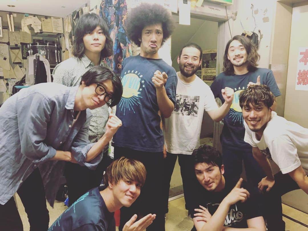 米田貴紀のインスタグラム：「昨晩は京都ありがとうございました。 BRADIOの皆さんは更にファンキー極まっててファンキーマスターでした🔥  #夜の本気ダンス  #bradio  #京都MUSE」