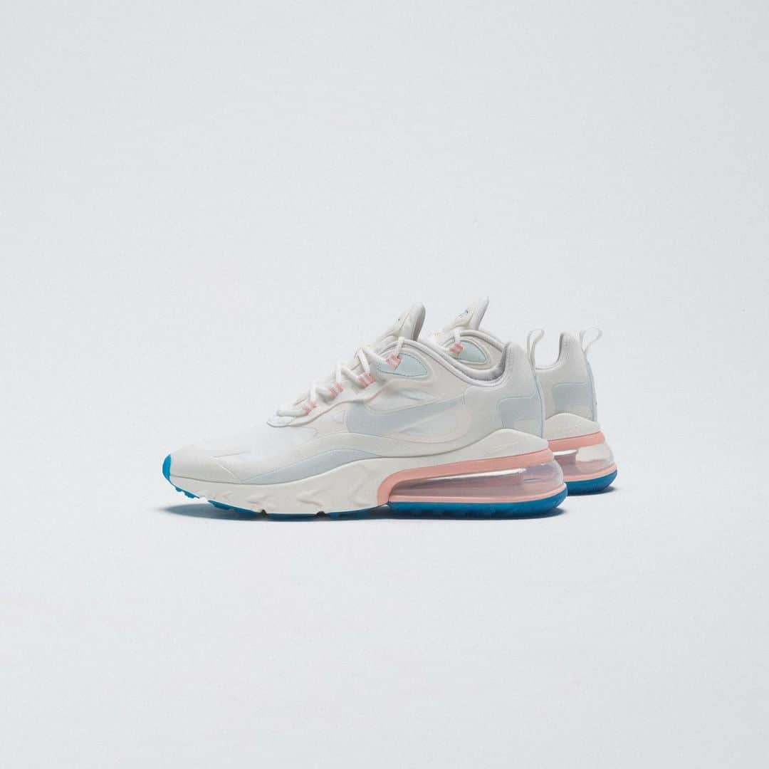 UNDFTDさんのインスタグラム写真 - (UNDFTDInstagram)「Nike Air Max 270 React “Summit White” // Available Friday 8/2 at All Undefeated Chapter Stores and Undefeated.com」8月2日 13時51分 - undefeatedinc
