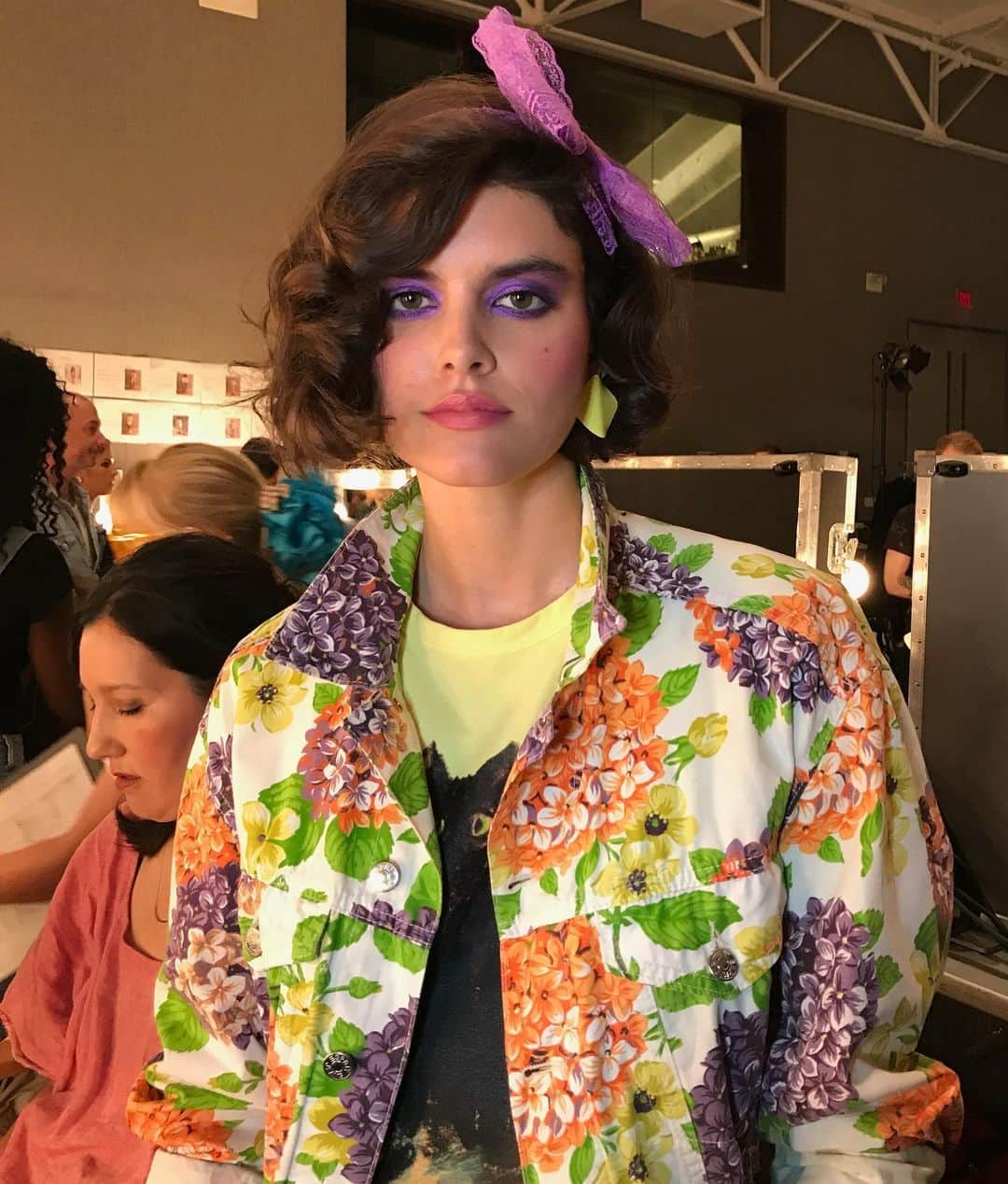 IMG Modelsさんのインスタグラム写真 - (IMG ModelsInstagram)「80’s Babies. 🌈 #BTS of @rodarte’s #MADELA (@made) show w/ @gardnerwilburn @flynnwilburn @kristen_coffey @moonchild @preciousleexoxo @sophierose.lee + @mahogany.amour. #IMGinHouse #⭐️ #IMGstars」8月2日 14時50分 - imgmodels