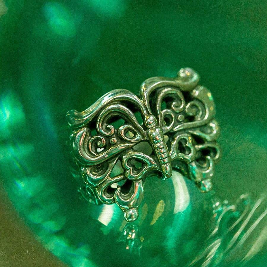 のインスタグラム：「【Ring】Butterfly Ring / *Exclusive item.」