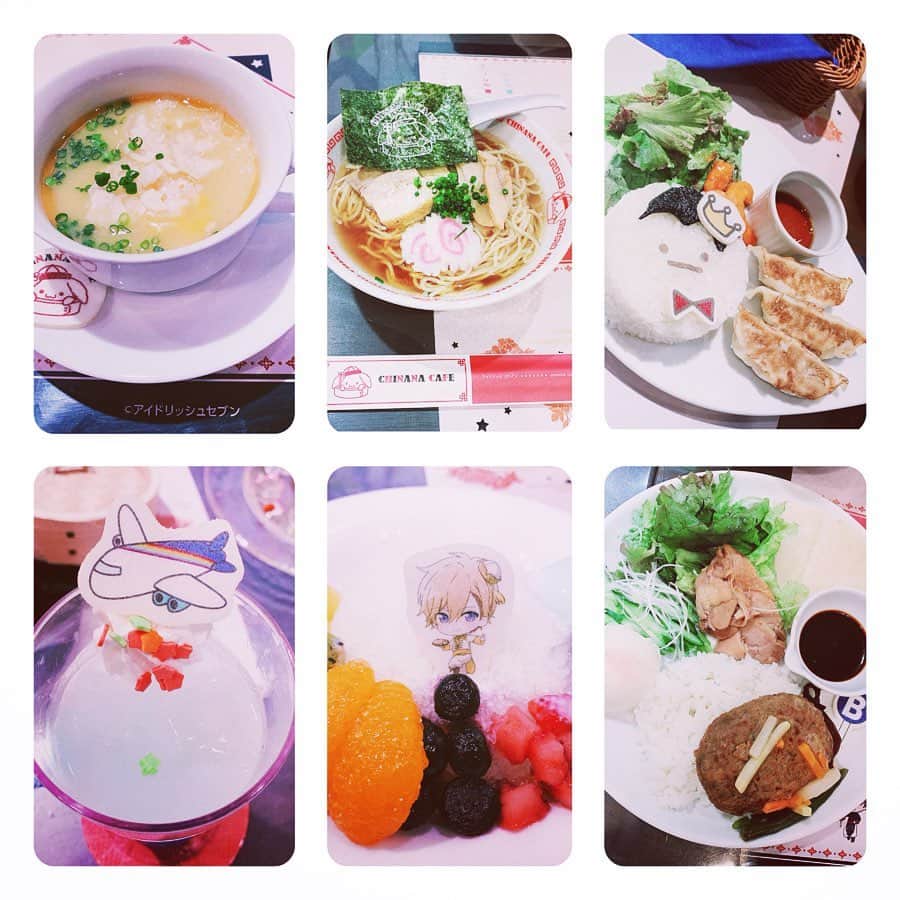 佐藤聡美さんのインスタグラム写真 - (佐藤聡美Instagram)「* * * * 先日、アイナナ関係者の皆さんと 『チャイナナカフェ』に 行ってまいりました☺︎✨ * * 店内にはアイドルの皆さんの イラストがたくさんあるので 思わずキョロキョロしてしまいます…！！ 素敵なグッズに、美味しくて可愛いメニュー💕 アイナナ愛に溢れた最高の幸せ空間でした✨✨✨ * * 個人的には 「きなこまん」が 最高に美味しくて可愛くて…！ 食べるの勿体ないけれど 食べたら美味しい…珠玉のきなこまん…！！ 皆さんにも、是非食べてみてほしいです✨ * * 紡さんのグッズもあったので ゲットしてきました🌸 * 小鳥遊事務所のメンバーを並べると とってもほっこり…♡♡♡ 社長も大神さんも紡さんも グッズになってるのは、すごく嬉しいです✨ 近々IDOLiSH7も一緒に並べるべく スペース作りをしなくては…！！ * * チャイナナカフェさんは まだ営業中ですので 機会がありましたら、皆さん是非 足を運んでみてくださいね☺︎ * * * * #アイドリッシュセブン #IDOLiSH7 #アイナナ  #チャイナナ #コラボカフェ #コラボメニュー #美味しい #可愛い #幸せ空間 #最高です #小鳥遊事務所 #小鳥遊紡 #きなこまん」8月2日 15時22分 - sugar_me58
