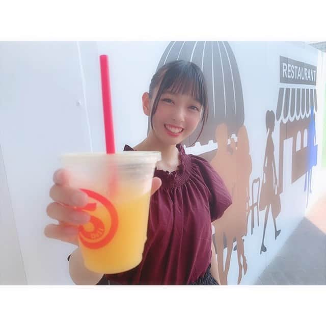 石田みなみさんのインスタグラム写真 - (石田みなみInstagram)「安定のマルゴ🍊🍒🍑﻿ ﻿ ﻿ ﻿ #STU48 #charmingtrip﻿ #Stucharmingtrip #石田みなみ #瀬戸内 #岡山県﻿#岡山イオンモール #マルゴカフェ #マルゴ #🍊 #🍒 #🍑 #stu48のもっとstu #公開収録」8月2日 15時24分 - ishida.minami_373