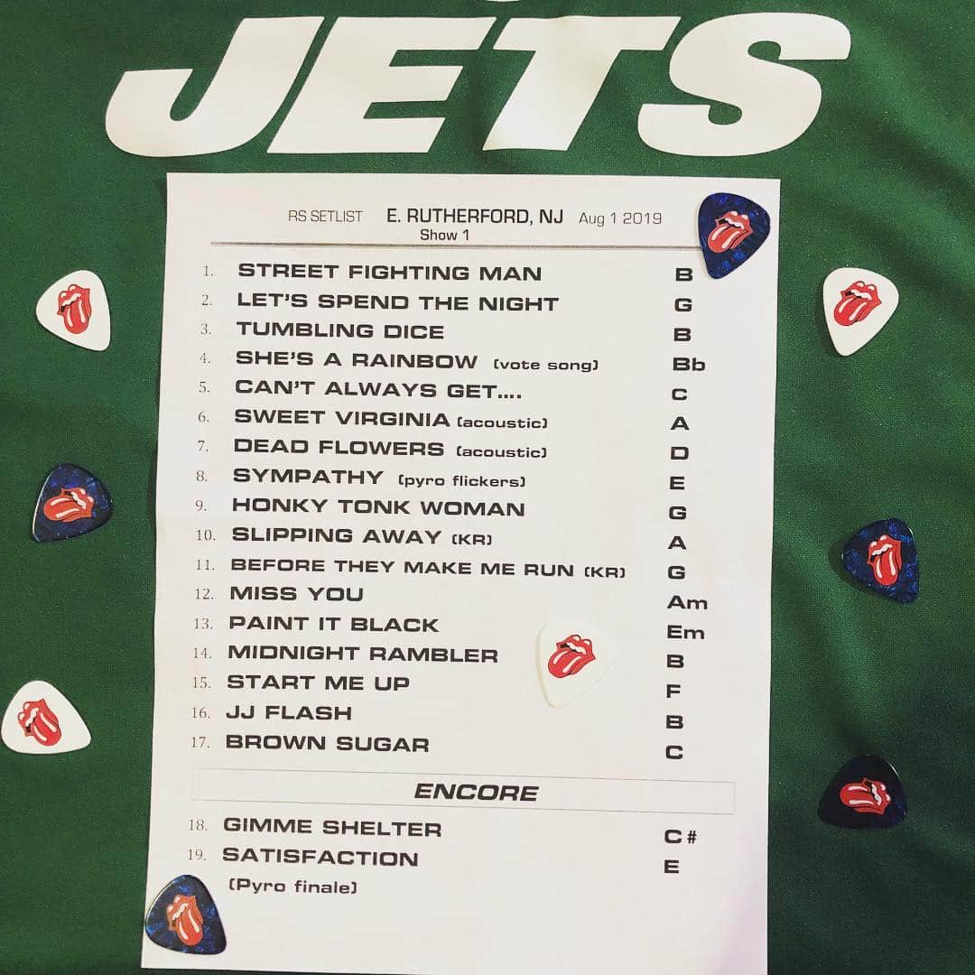 The Rolling Stonesさんのインスタグラム写真 - (The Rolling StonesInstagram)「Thanks for a great show in New Jersey! See you again on Monday 😎 #therollingstones #stonesnofilter #tour #newjersey #usa」8月2日 15時47分 - therollingstones