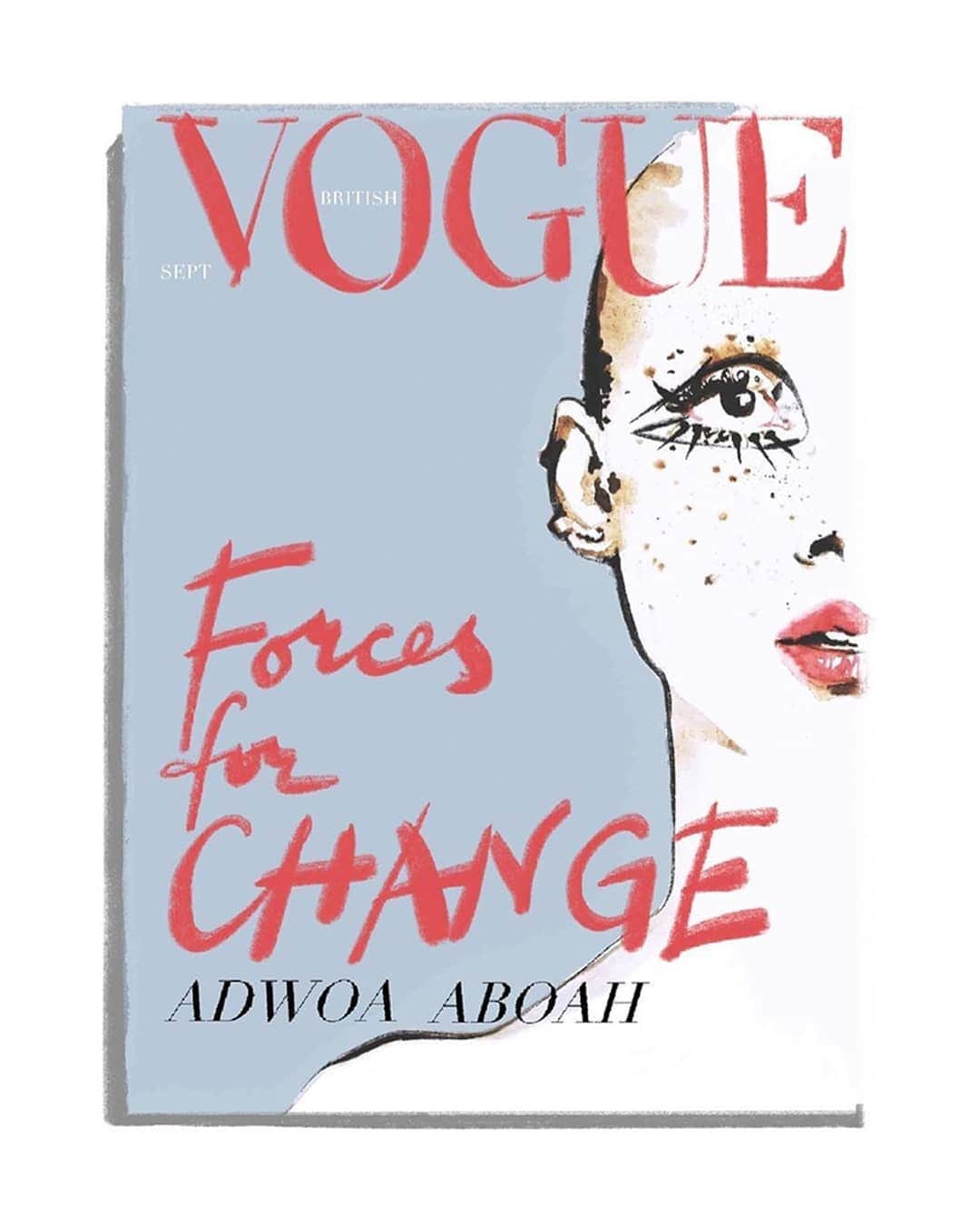 British Vogueさんのインスタグラム写真 - (British VogueInstagram)「@Edward_Enninful’s #NewVogue cover reveals always spark a hive of creativity on social media. 2019’s landmark #BritishVogue September issue hits newsstands today, and the talented illustrators of Instagram have been sharing their own digital interpretations of @TheRealPeterLindbergh's 15 inspiring female changemakers in their own beautiful and creative way. Click the link in bio to see some of British Vogue’s favourite #ForcesForChange interpretations.」8月3日 2時15分 - britishvogue