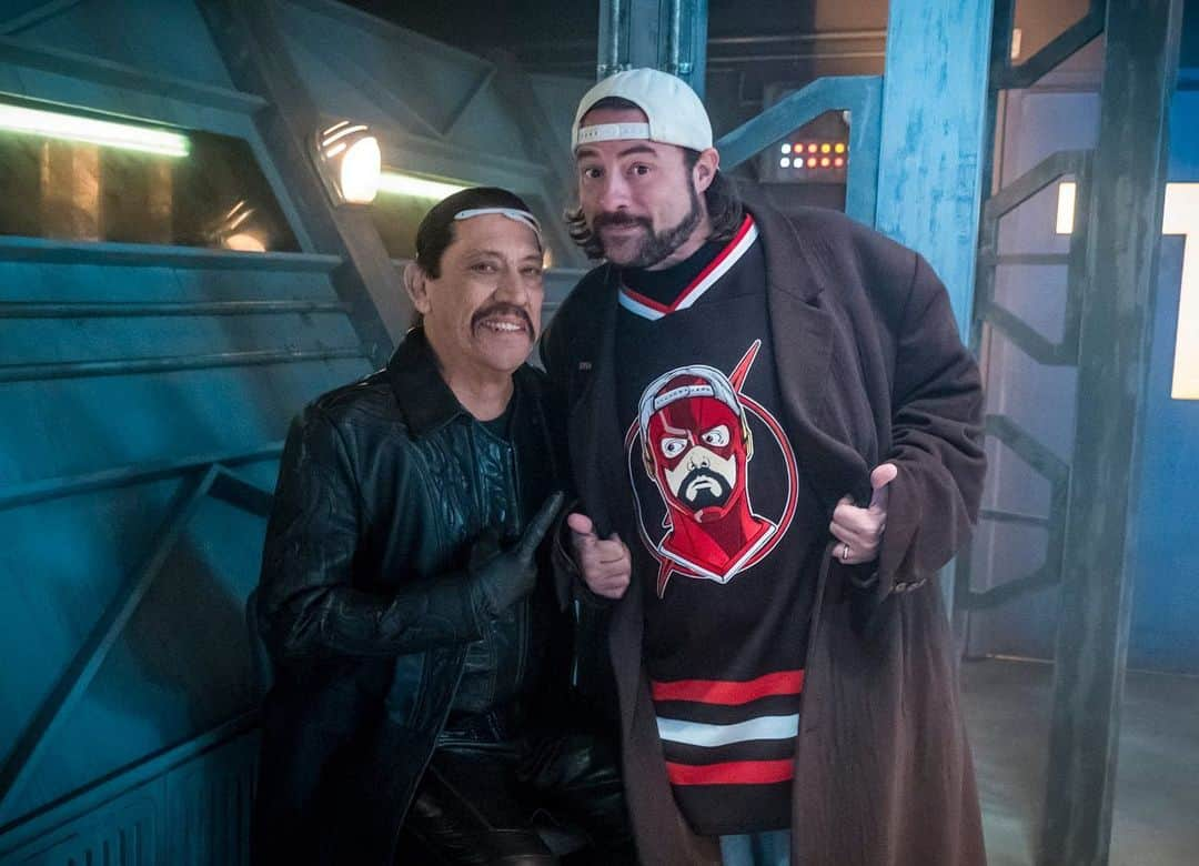 ダニー・トレホさんのインスタグラム写真 - (ダニー・トレホInstagram)「Happy Birthday @thatkevinsmith . . . #kevinsmith #birthday #theflash」8月3日 3時14分 - officialdannytrejo