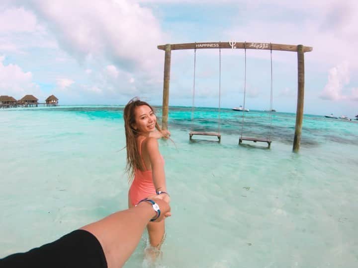 のインスタグラム：「. Would you prefer active trip or luxury trip ? 🤔  There are both possible in CLUBMED KANI🌴 @clubmedkani  @clubmed  100% shot on @gopro @goprojp . edit📸 @taiyomasuda . アクティブな体験も贅沢なのんびりした時間も両方楽しんできました🥳⭐︎防水だしポッケに入れて持ち歩けるしGoProだけで全部の思い出を残せるってすごい❤️楽しかったぁぁぁあ！ころころ変わる私のファッションもチェックしてね👙笑 . . #clubmed #clubmedkani #tripson #goprohero7 #goprolifestyle #traveling #couplegoals #maldives #travelphotography #travelblogger #flyboard #flybording #surf #jetski #activeliving  #クラブメッド #モルディブ #旅日記 #ゴープロ #ゴープロ動画 #ゴープロのある生活 #ゴープロカップル #カップル旅行 #旅動画 #カップル動画」