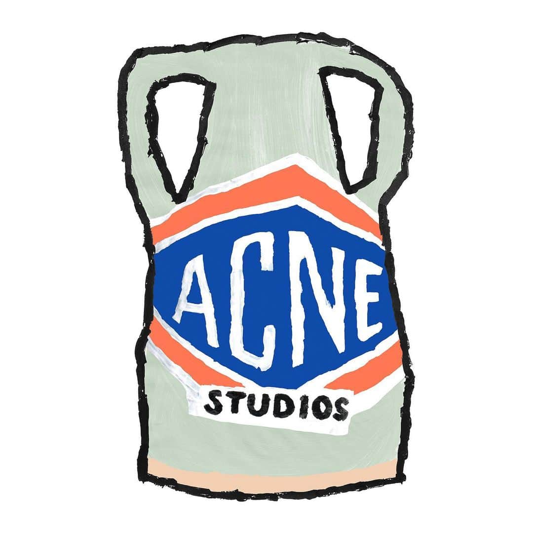 Acne Studiosさんのインスタグラム写真 - (Acne StudiosInstagram)「Introducing the #AcneStudios collaboration with artist Grant Levy-Lucero. His ceramics have been converted into two-dimensional patches and prints found on a range of garments and accessories in the Women’s Fall/Winter 2019 collection.⁣ ⁣ Discover more in stores and online at acnestudios.com.」8月2日 20時07分 - acnestudios