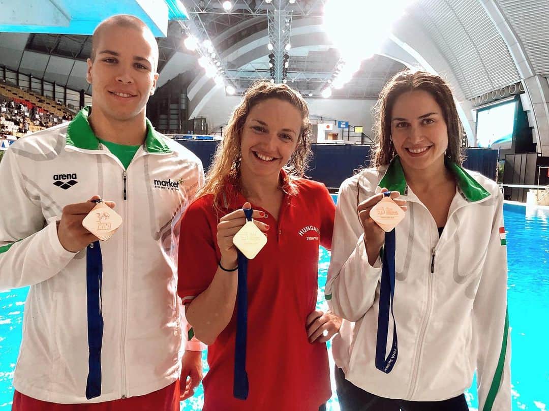 ズザンナ・ヤカボスのインスタグラム：「bronz-arany-bronz 🥉🥇🥉」