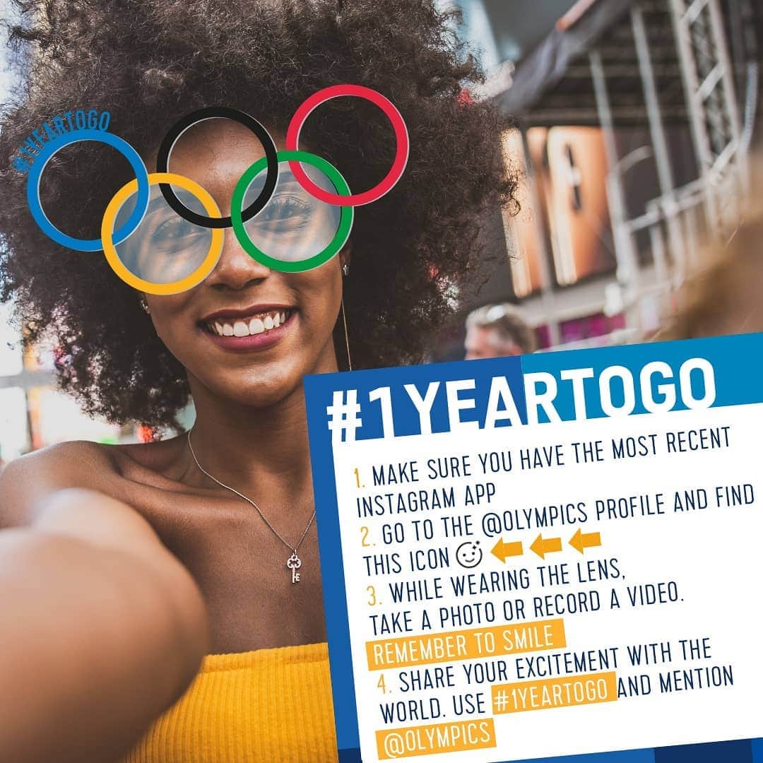 オリンピックさんのインスタグラム写真 - (オリンピックInstagram)「Celebrate the upcoming @tokyo2020 @olympics by using our exclusive Instagram filter. 😎Use the hashtag and tag us!」8月2日 21時49分 - olympics