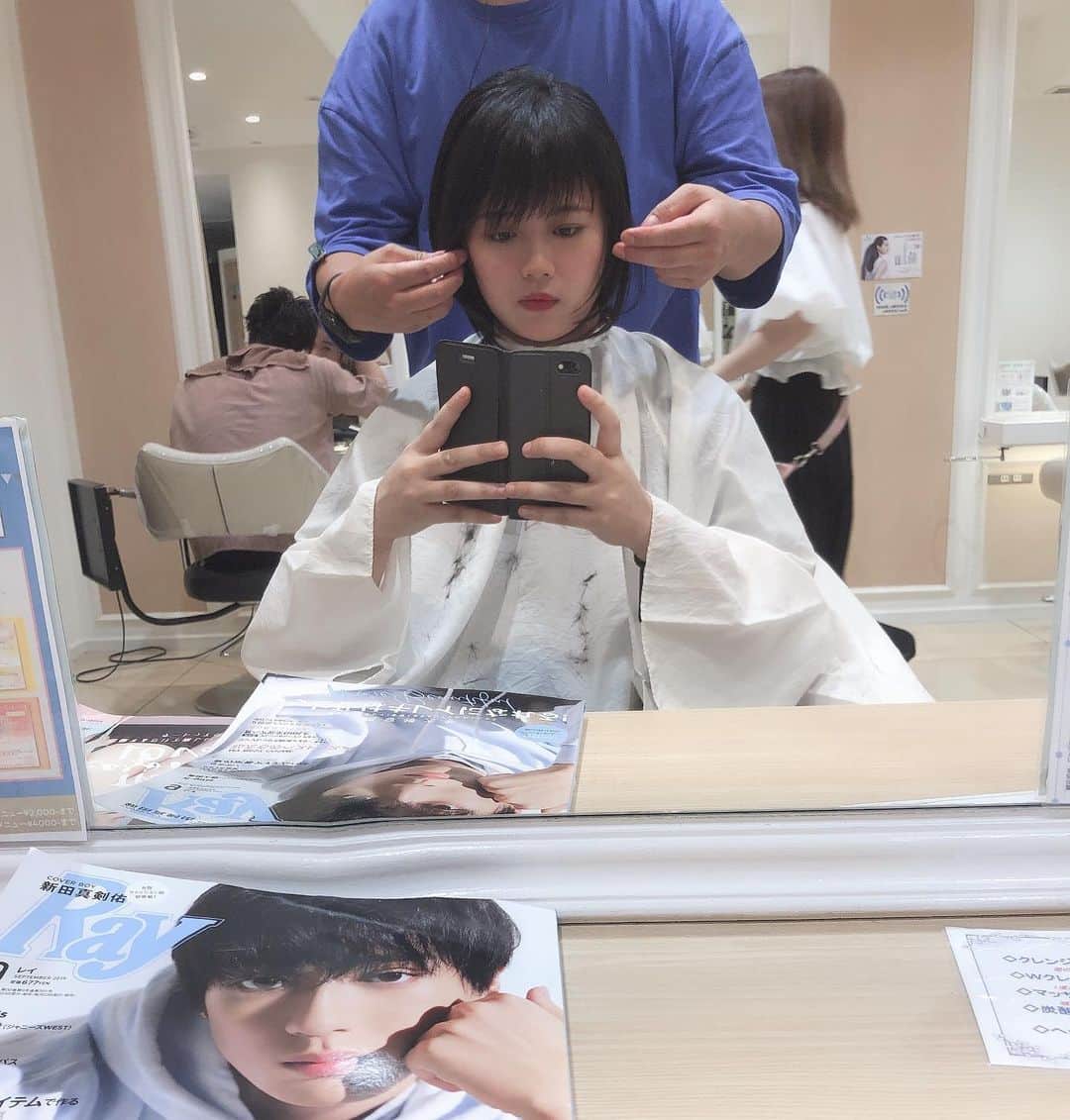 吉原茉依香さんのインスタグラム写真 - (吉原茉依香Instagram)「髪、切ったっぽい。」8月2日 22時00分 - maika_yoshihara