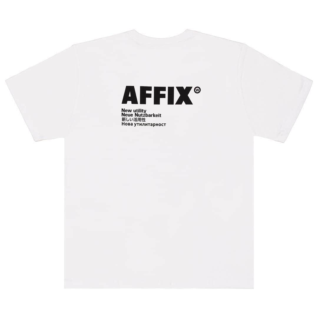 のインスタグラム：「AFFIX WORKS DSM SP arrives Saturday 3rd August at Dover Street Market Ginza 6F and on the DSMG E-SHOP @affixworks @doverstreetmarketginza #doverstreetmarketginza」