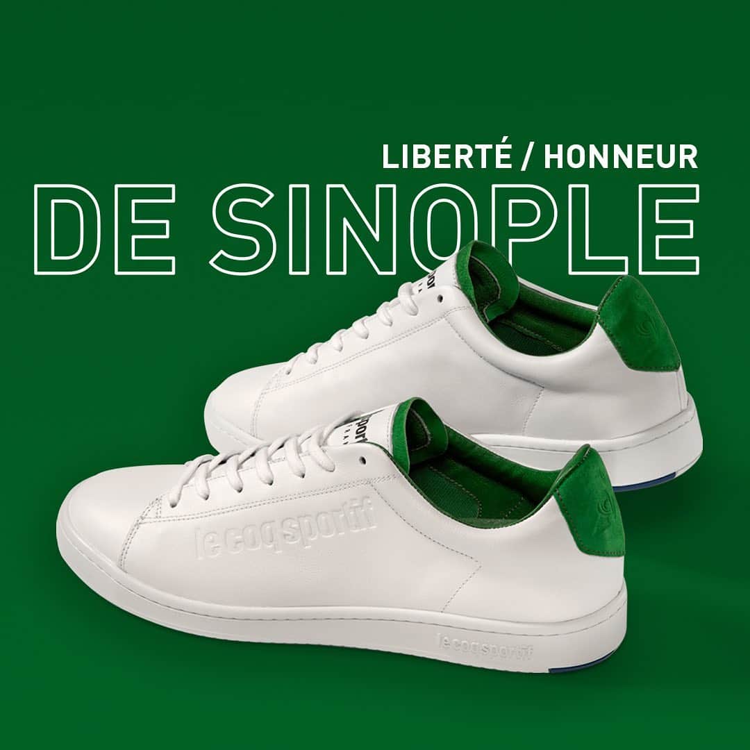 ルコックスポルティフさんのインスタグラム写真 - (ルコックスポルティフInstagram)「BLAZON DE SINOPLE 💚 Symbole de liberté et d’honneur. #FaitEnFrance #Sneakers #Trends」8月2日 22時34分 - lecoqsportif