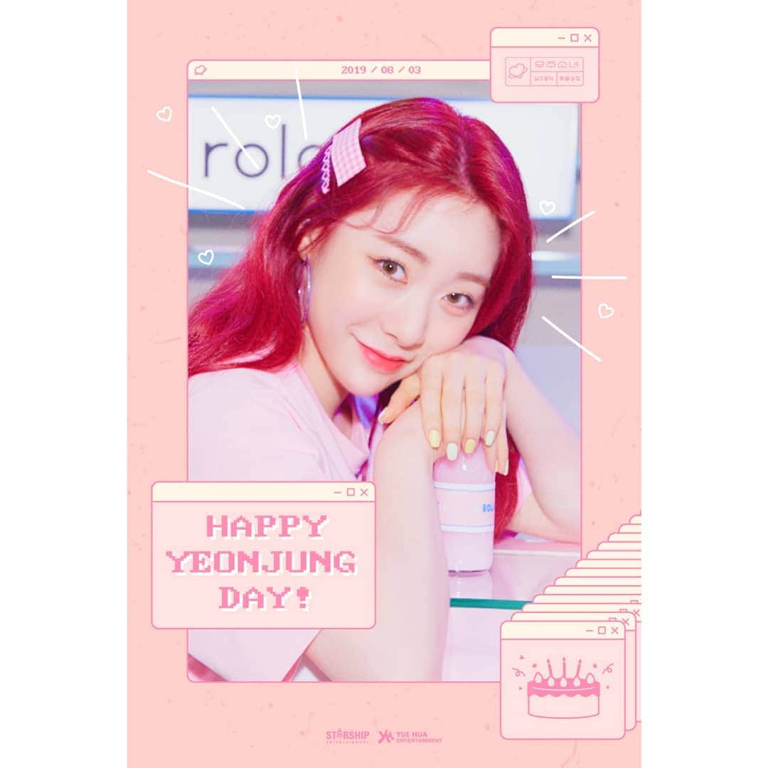 宇宙少女さんのインスタグラム写真 - (宇宙少女Instagram)「❤️HAPPY #WJSN #YEONJUNG BIRTHDAY❤️ #우주소녀 #연정 #생일 을 축하합니다 🎂🎁 #HappyYEONJUNGDay ❣️ #우주스타그램」8月3日 0時00分 - wjsn_cosmic