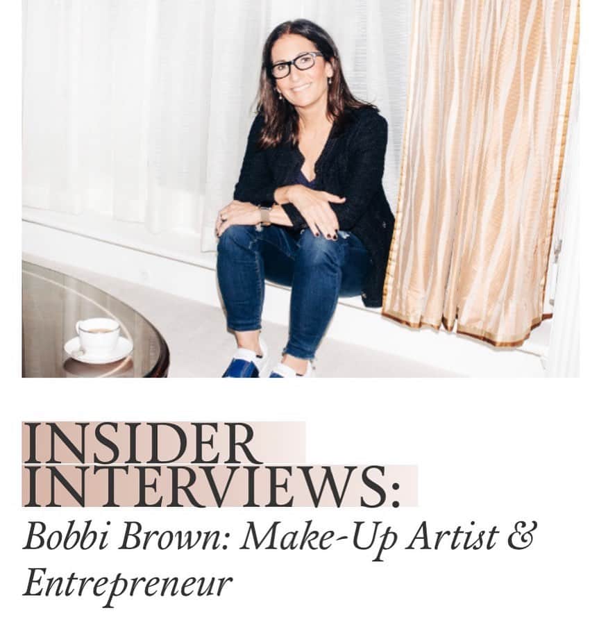 ボビー・ブラウンのインスタグラム：「So excited to be joining @the_destino to help kick off their #InsiderInterviews. Check out the link in bio to read about my expert go-tos, building a million dollar brand, and starting over.」