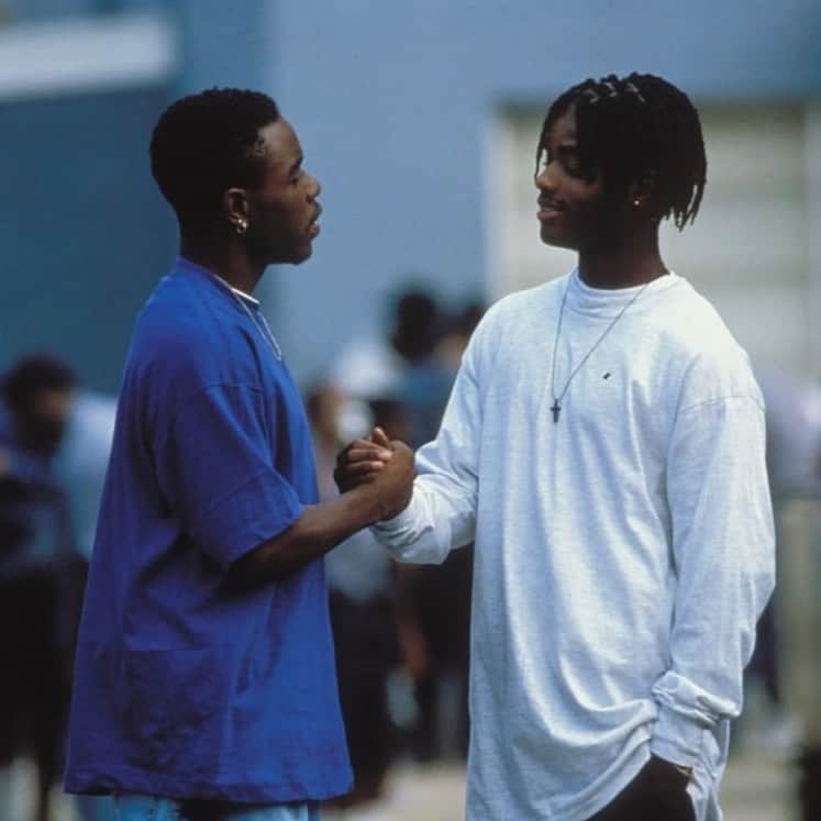 のインスタグラム：「When you came up how I did, this shit wasn’t no movie, it was life. Every lil nigga in my hood thought they was O-Dog @larenztate x @tyrinturner..... & best feature song to a movie EVER by my OG @eiht0eiht #MenaceIISociety」
