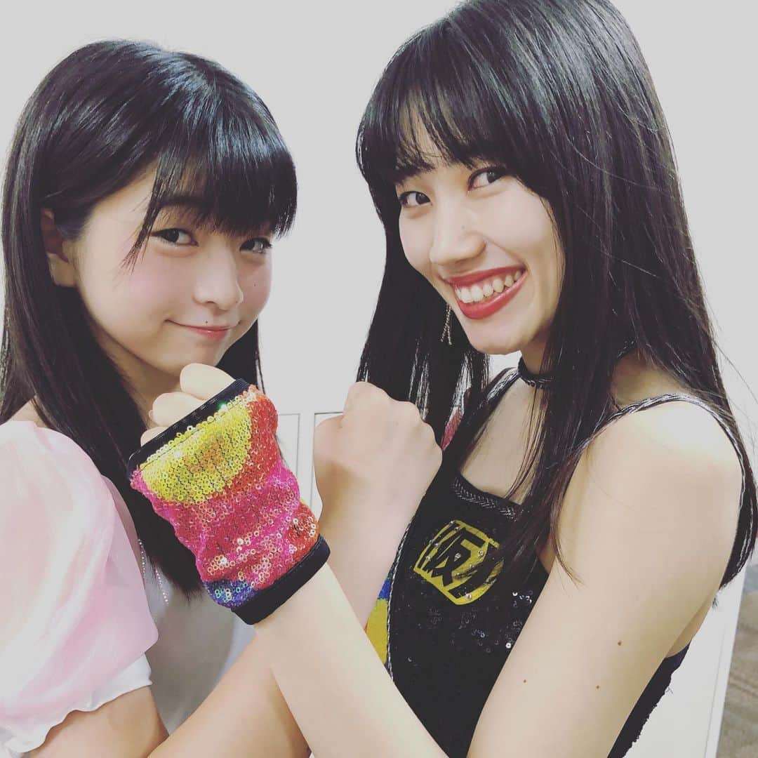 アップアップガールズ (仮)のインスタグラム：「アップアップガールズ（仮）佐保明梨 #TIF2019 アームレスリング大会は残念ながらドクターストップで無念の欠場となりました。 そして！代打出場の佐々木ほのかが、1回戦を勝ち抜きました！（2回戦敗退）アームレスリング大会まだまだ熱くなりそうです！ 次の予選は #アプガ2 の高萩千夏と森永新菜がチャレンジします！」